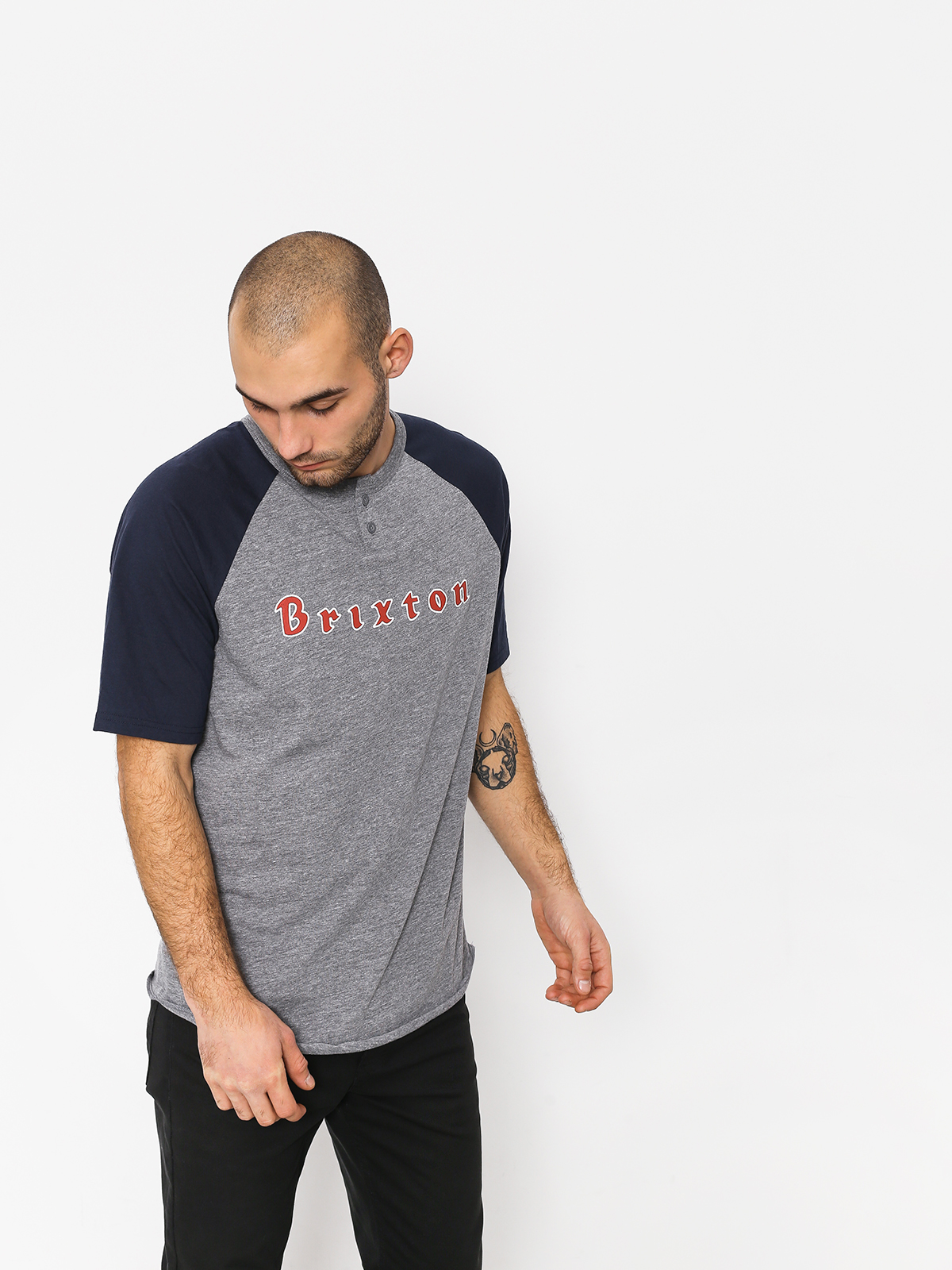 Tričko Brixton Proxy III Hnly (heather grey)