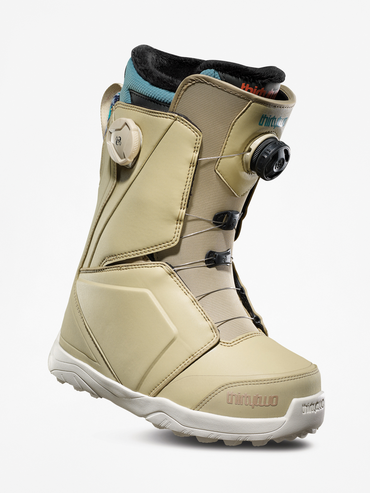 Snowboardová obuv ThirtyTwo Lashed Double Boa Wmn (tan/blue)