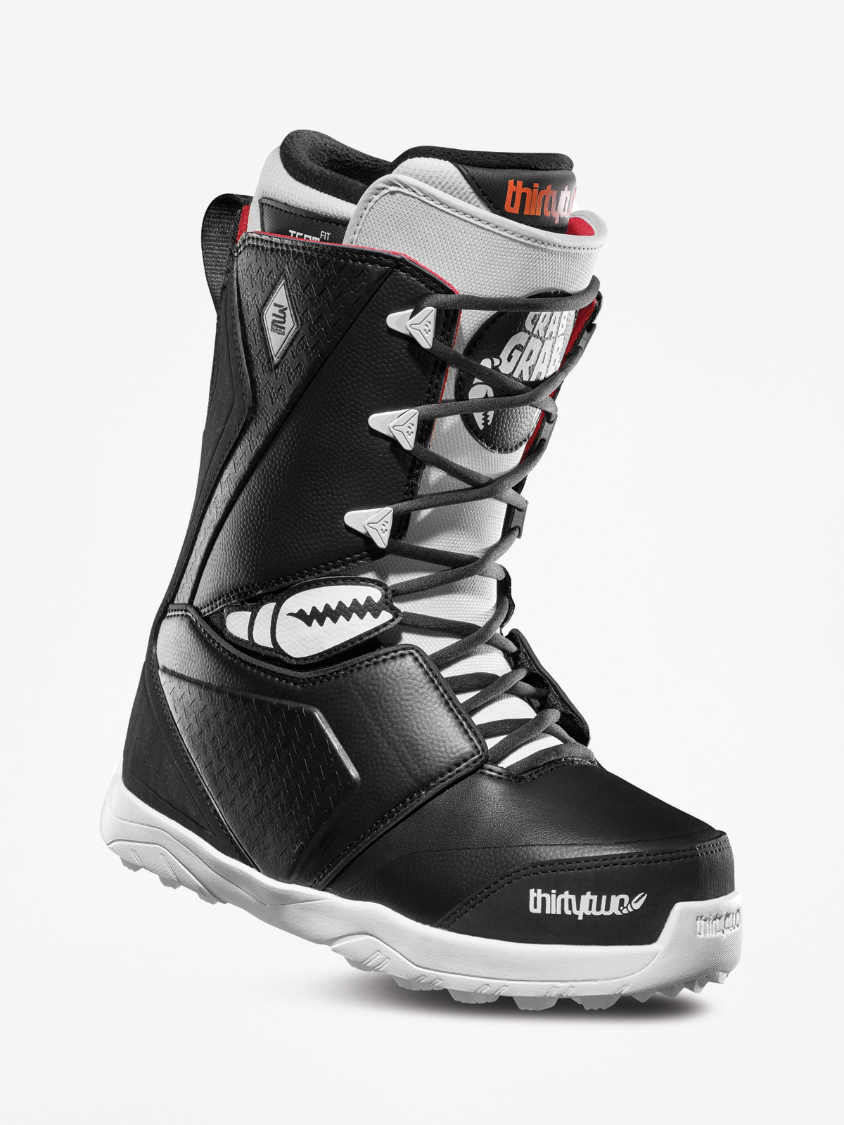 Snowboardová obuv ThirtyTwo Lashed Crab Grab (black raw)