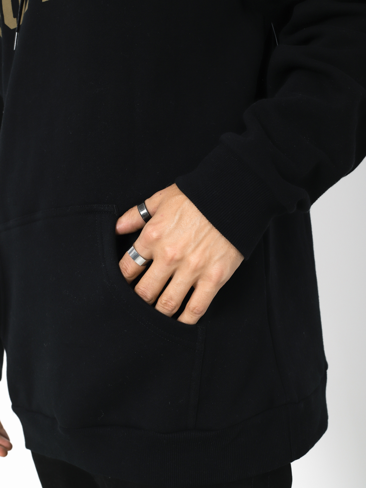 Mikina s kapucňou Supra Above HD (black/dark olive)