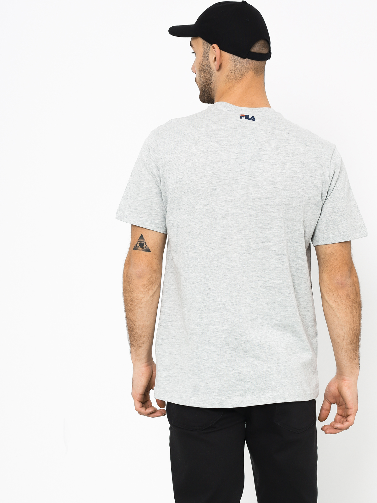 Tričko Fila Pure Short Sleeve Shirt (light grey mel bros)