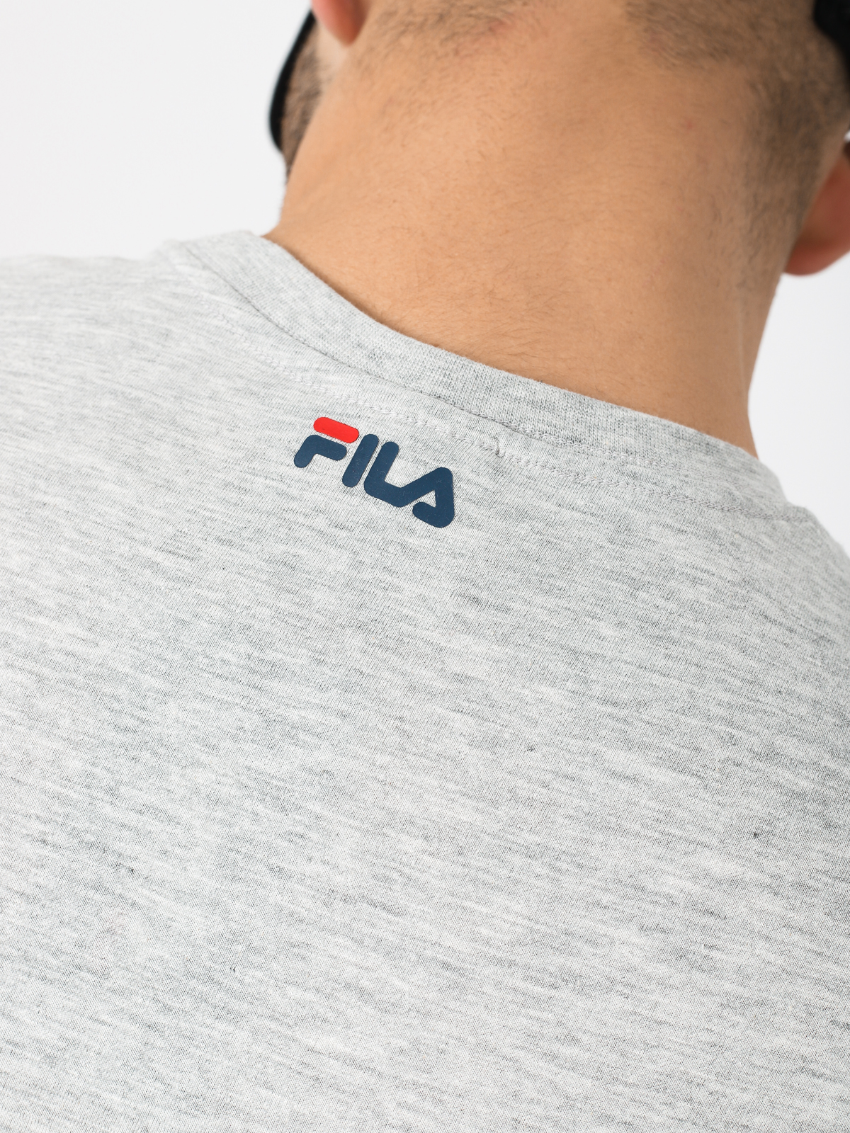 Tričko Fila Pure Short Sleeve Shirt (light grey mel bros)