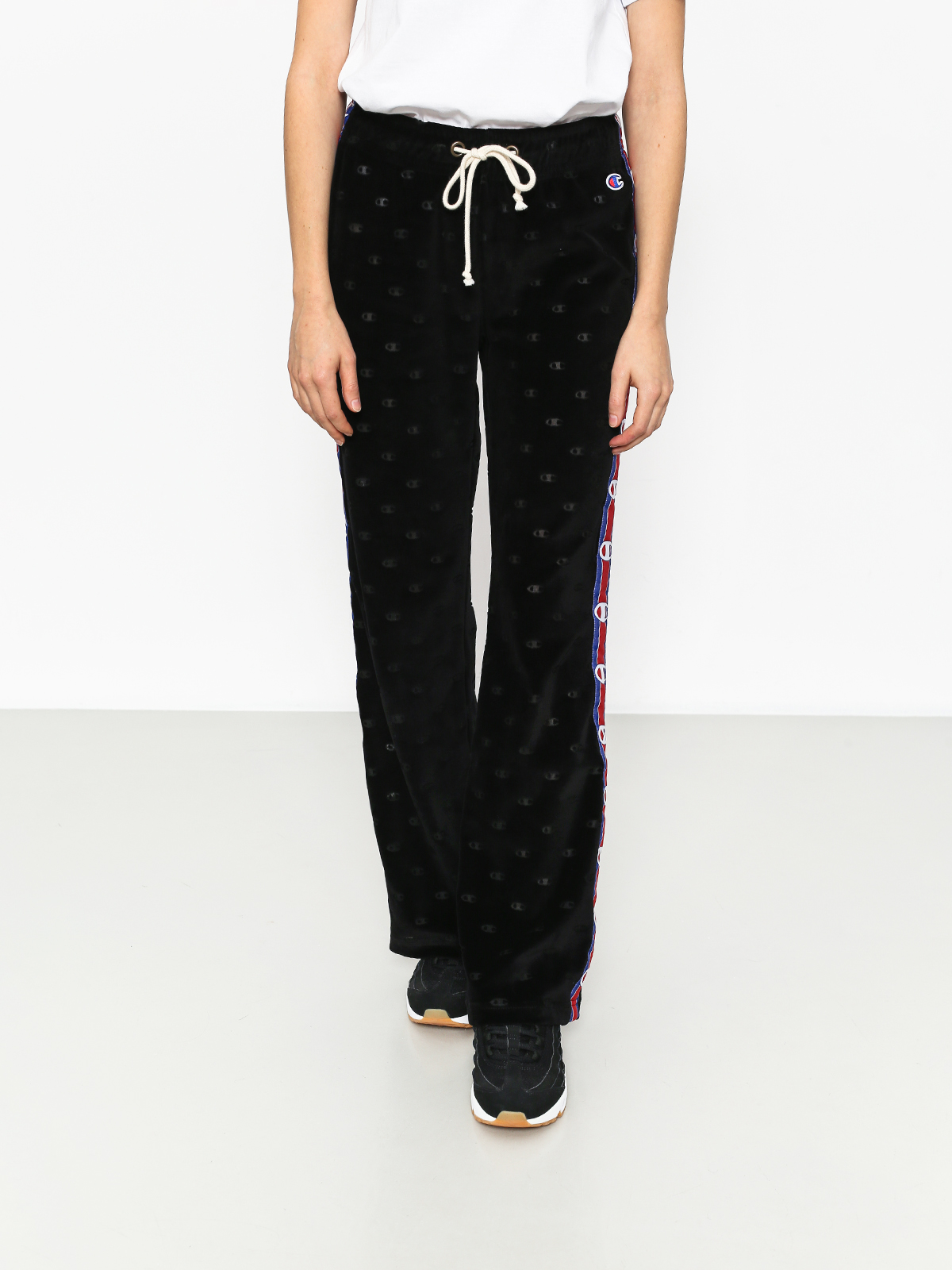 Nohavice Champion Wide Leg Pants Wmn (nbk)