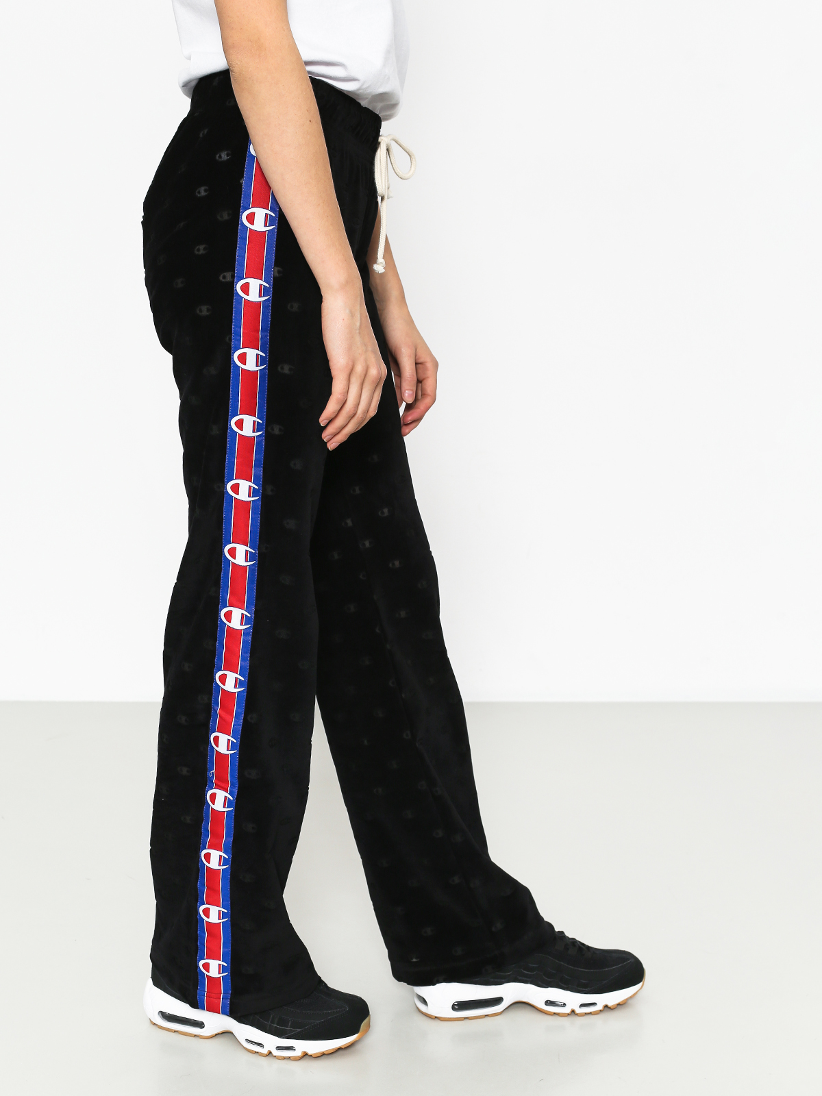 Nohavice Champion Wide Leg Pants Wmn (nbk)