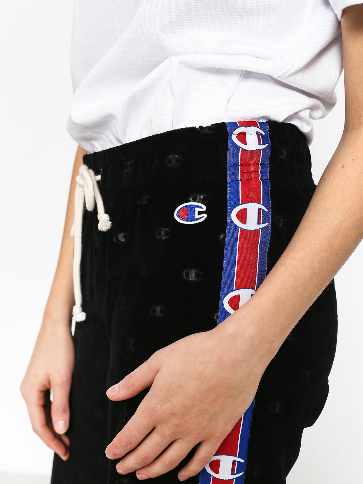 Nohavice Champion Wide Leg Pants Wmn (nbk)