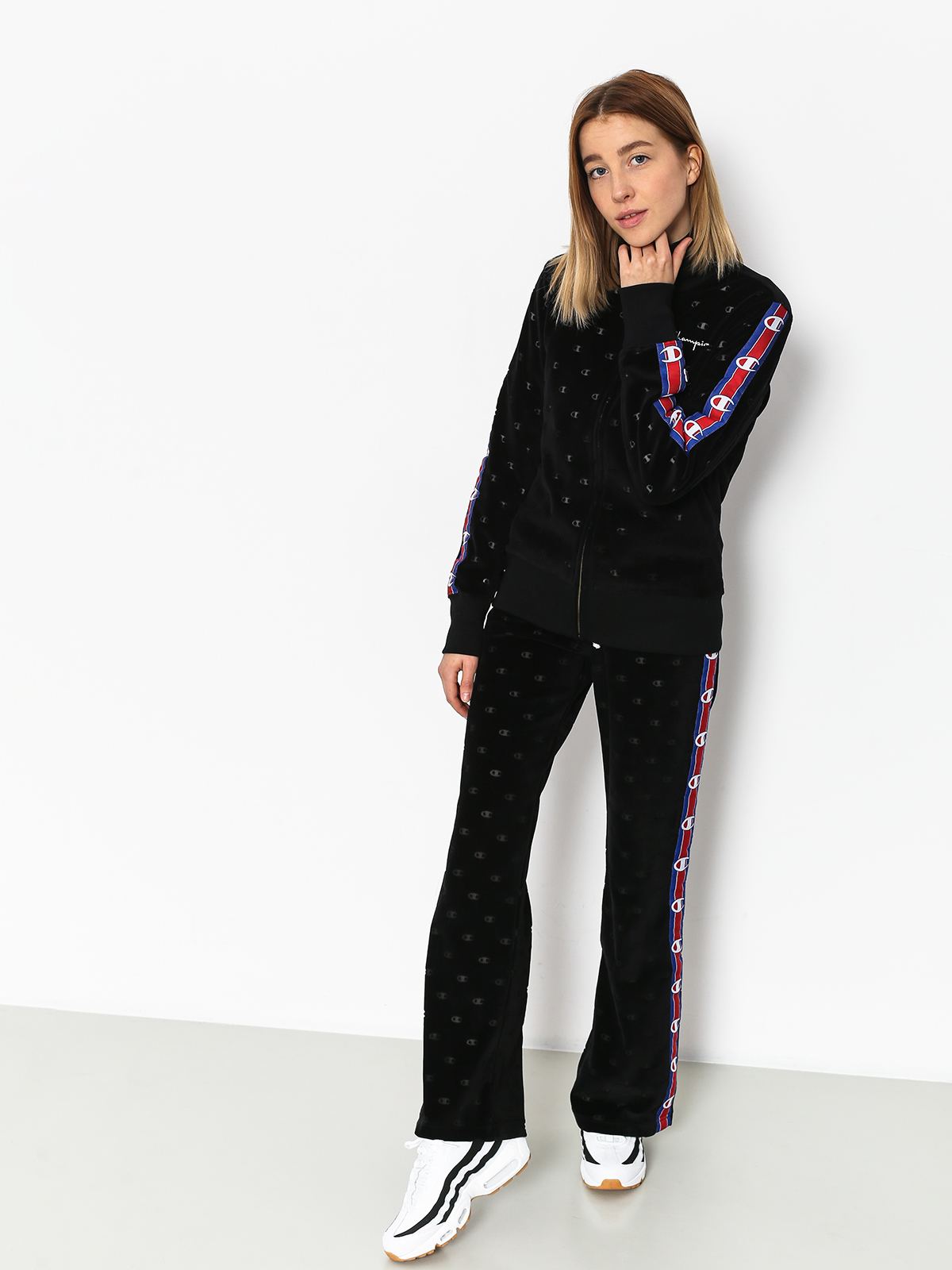 Nohavice Champion Wide Leg Pants Wmn (nbk)