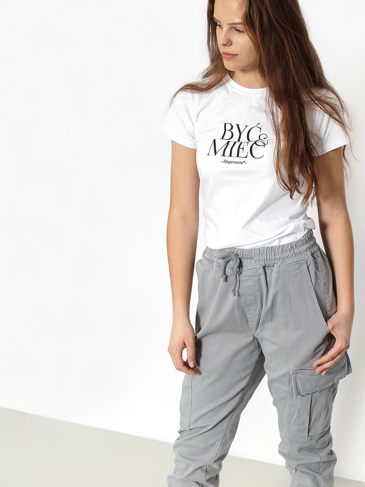 Tričko Stoprocent Tds Być Wmn (white)