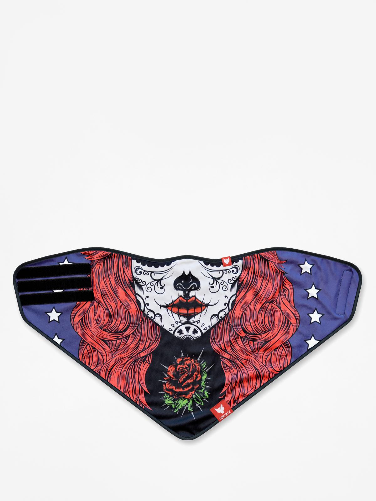 Bandana Wolface La Sante Muerte (red)