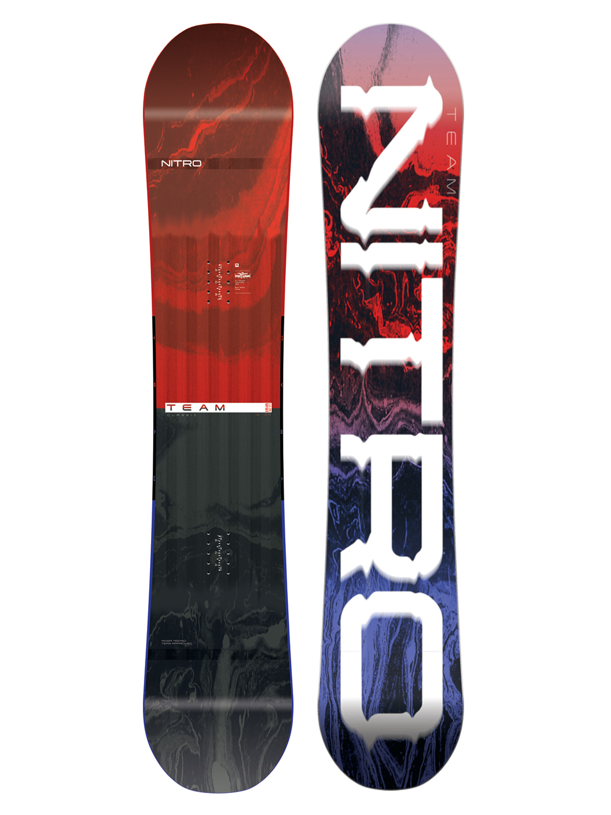 Pánska Snowboard Nitro Team Wide Gullwing (multi)