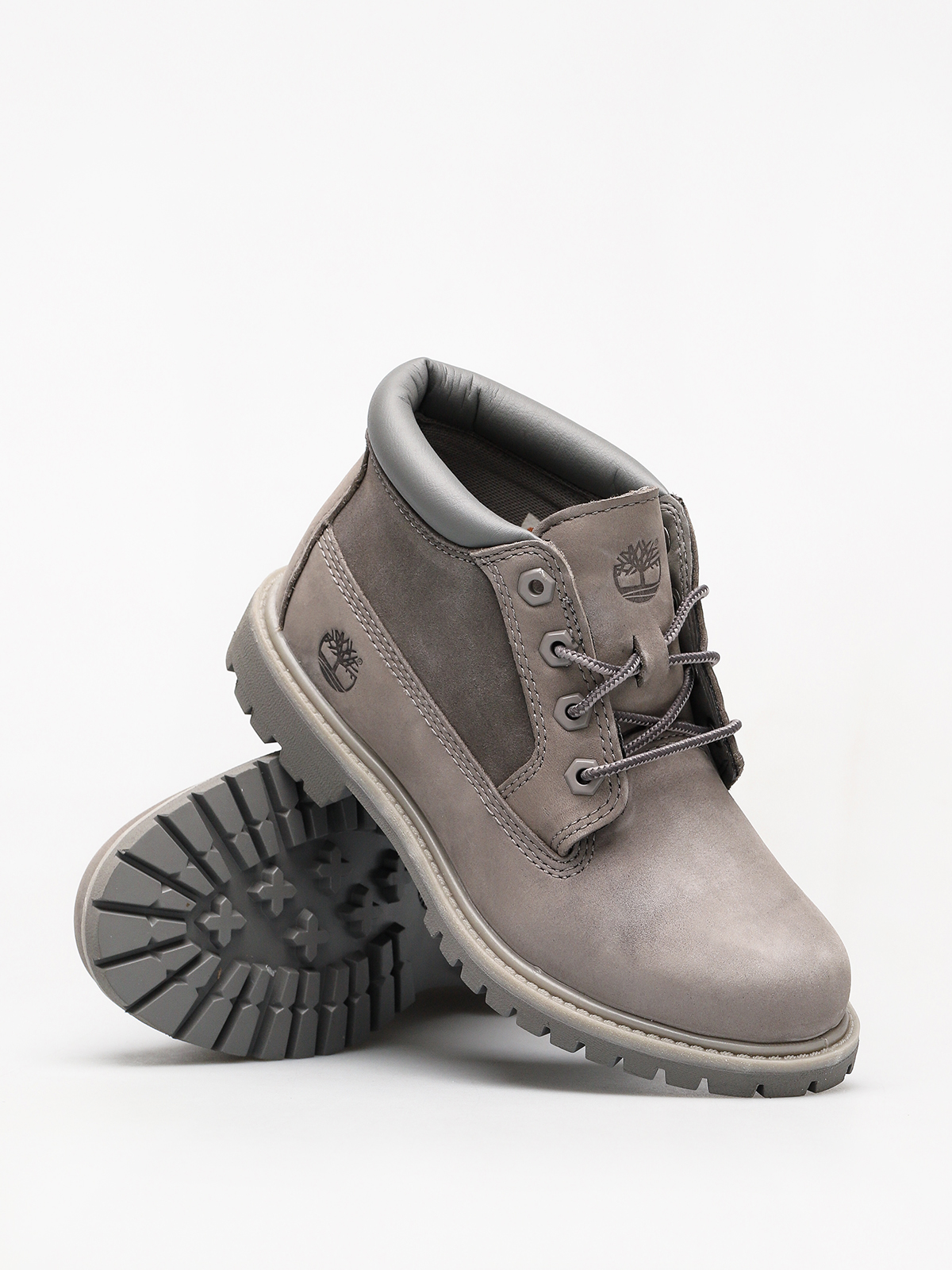 Zimné topánky Timberland Nellie Chk Lthr Sd Nwp Wmn (steeple grey)