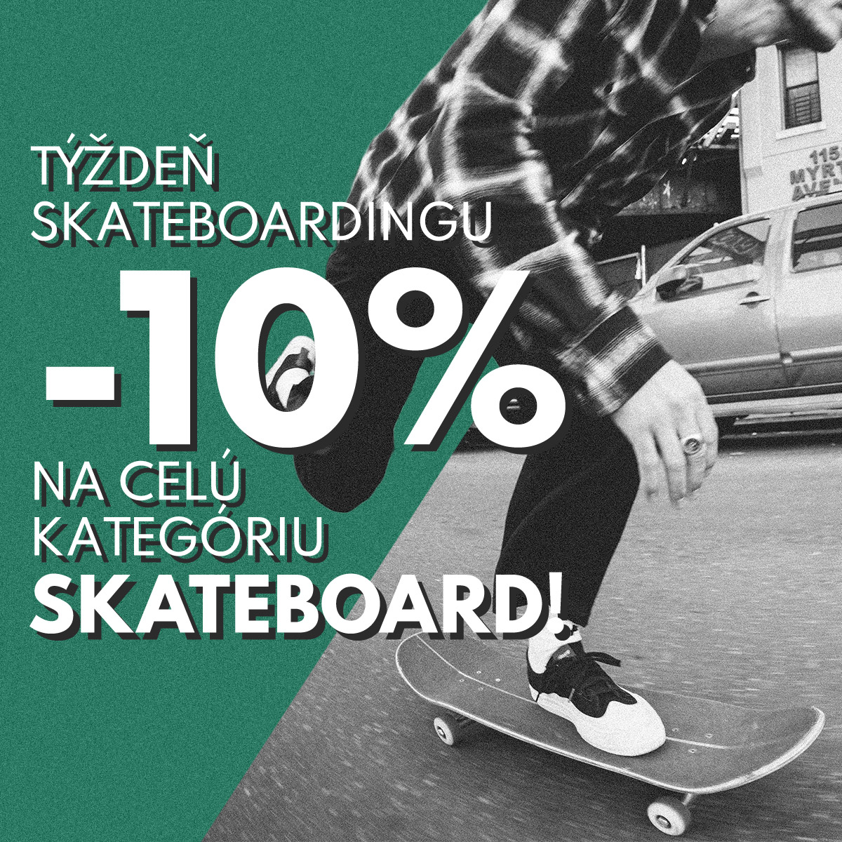 Využite zľavu v rámci Týždňa skateboardingu! Len do 21. 6. 2026!