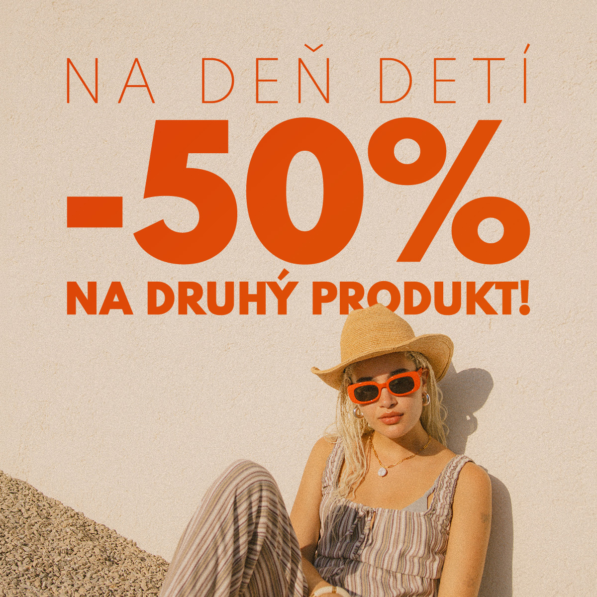 Druhý produkt za polovičnú cenu! Od 29. mája do 1. júna!